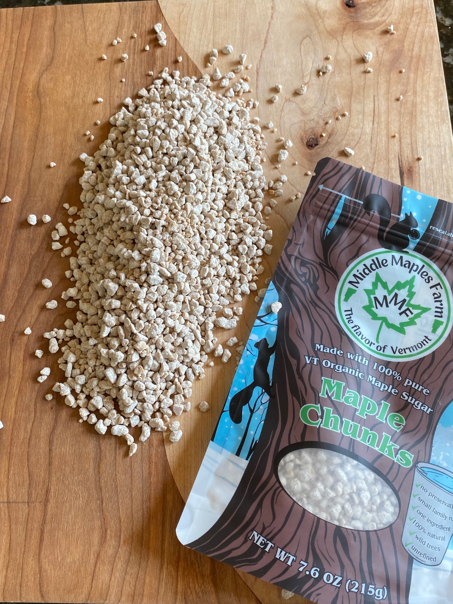 Organic Maple Sugar Chunks