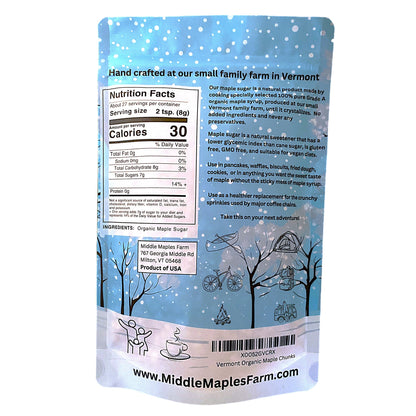 Organic Maple Sugar Chunks