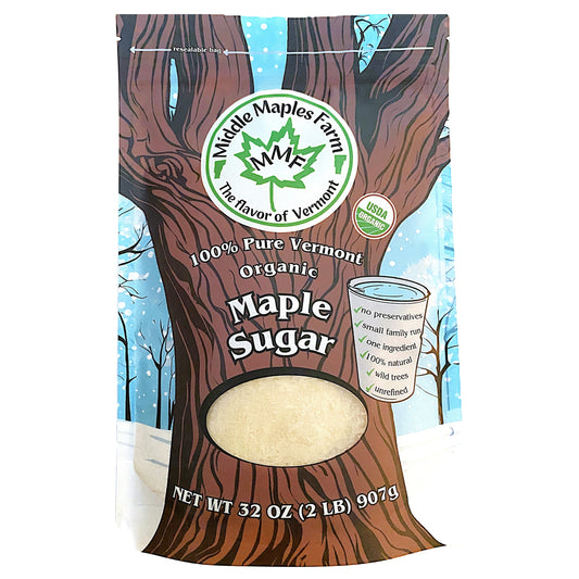 🍁Organic Maple Sugar, 2lb resealable pouch